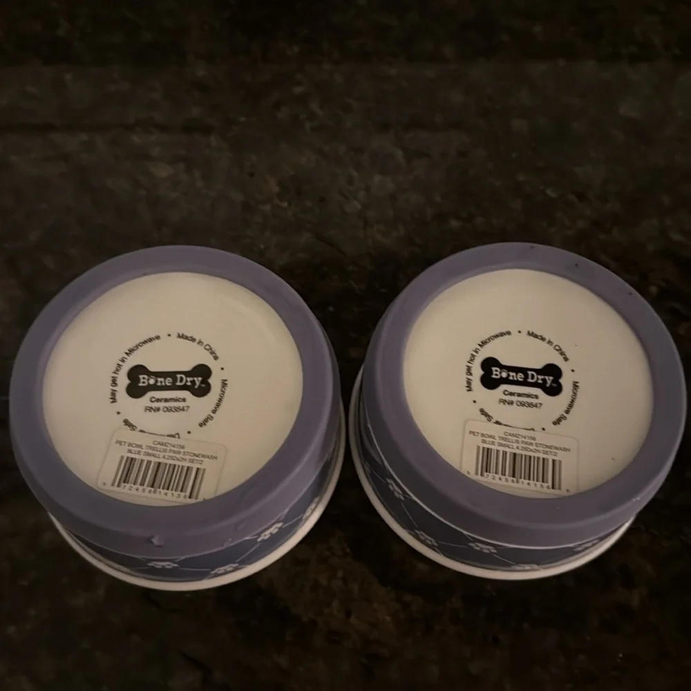 Set of Small pet dishes